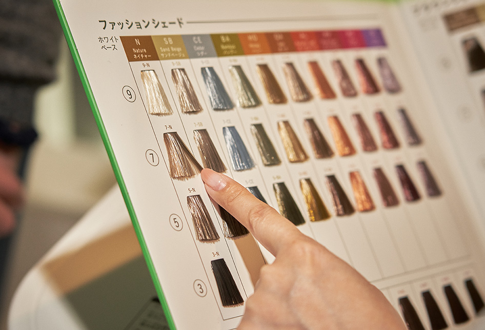 ヘアカラーソムリエ 写真