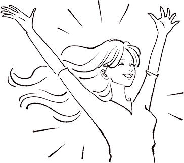 INFINITY 尼崎 お客様 イメージイラスト