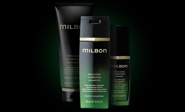 INFINITY 尼崎で取り扱っているGLOBAL MILBON プレミアムラインヘアケア 写真