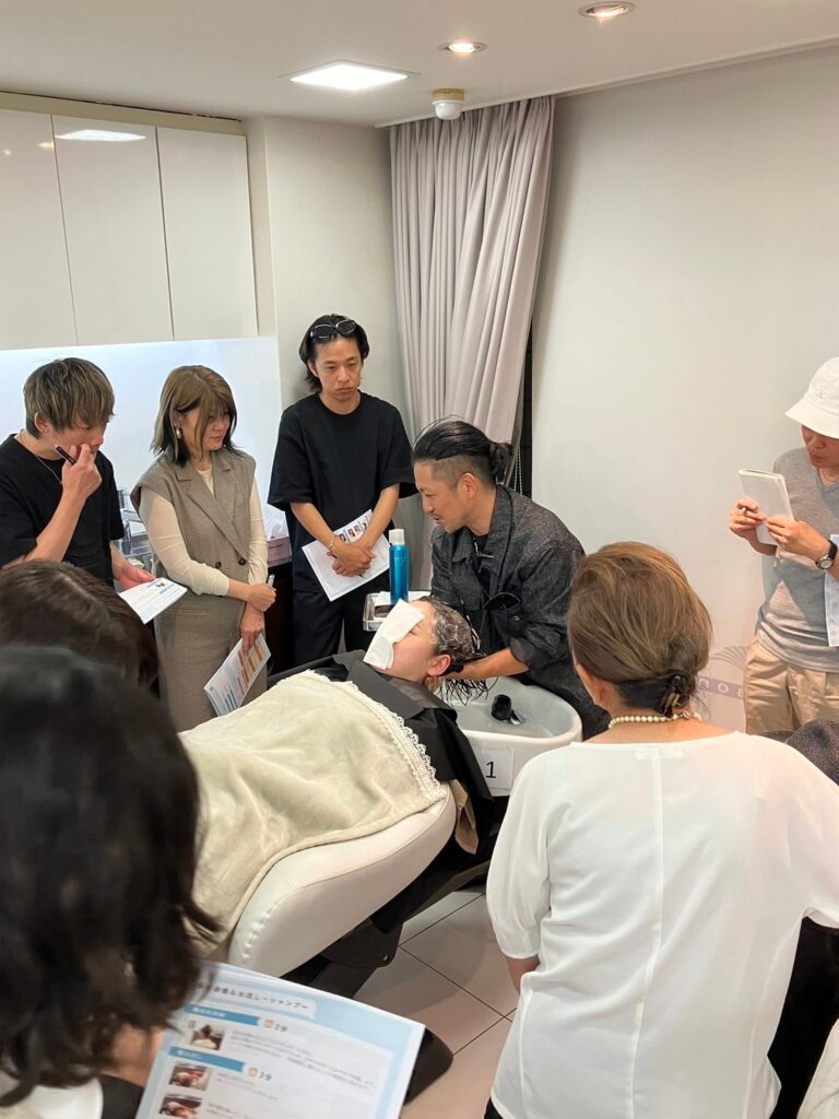 ミルボン　ヘッドスパ講師　登壇